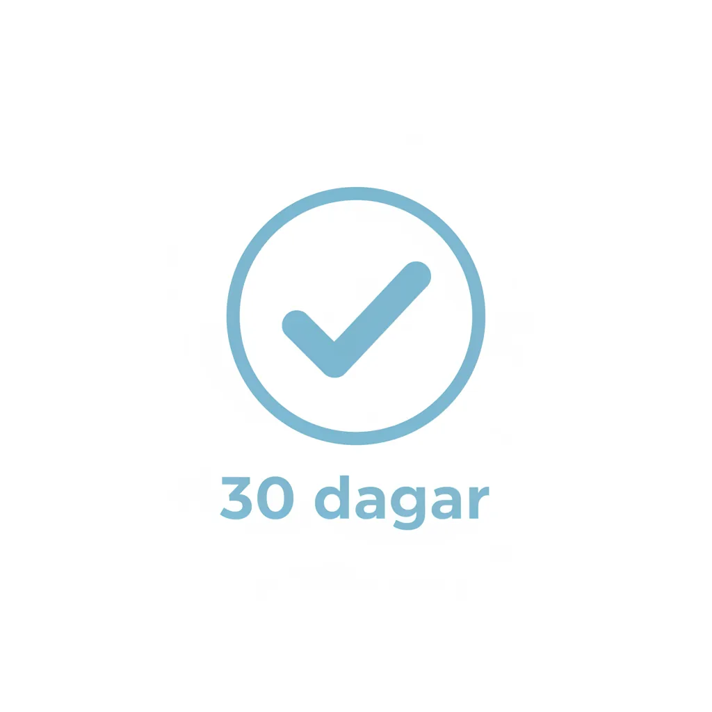 30 dagars returgaranti